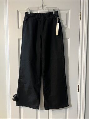 Foxy Jeans - Wide-Leg Pull-On jeans in Black